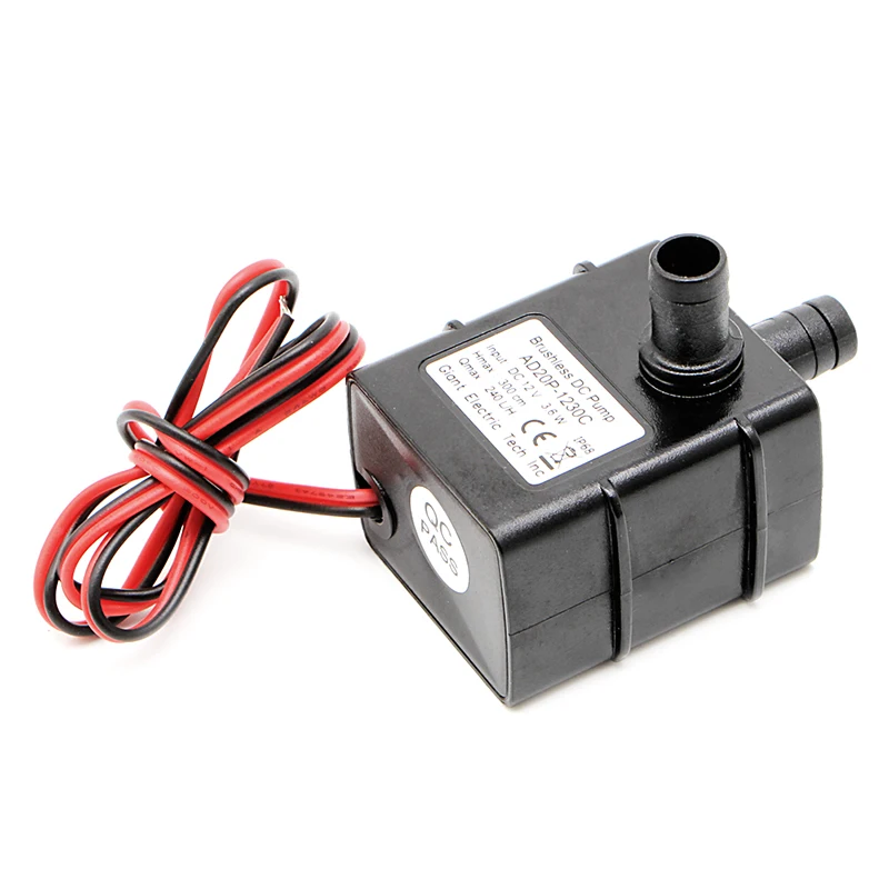 DC 12V 34W Small & Powerful Submersible Water Pump 690GPH Max lift 3m for Ponds 