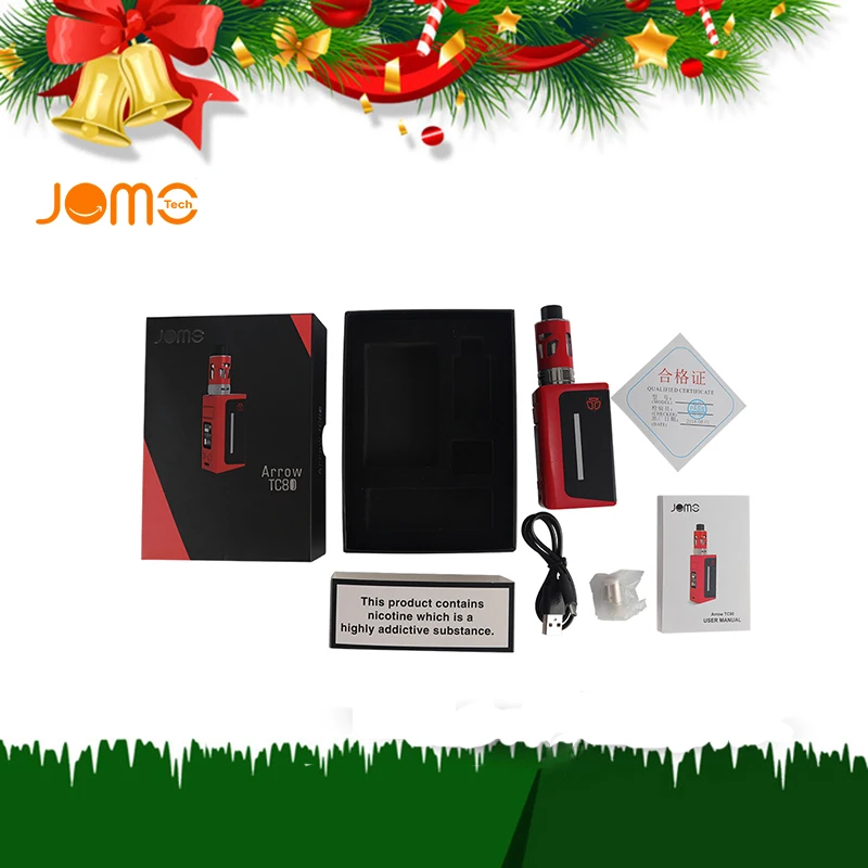 

Original Jomotech Electronic cigarette Arrow TC80 80W box vape with 2200mAh 80TC Vaporizer Ecigarette
