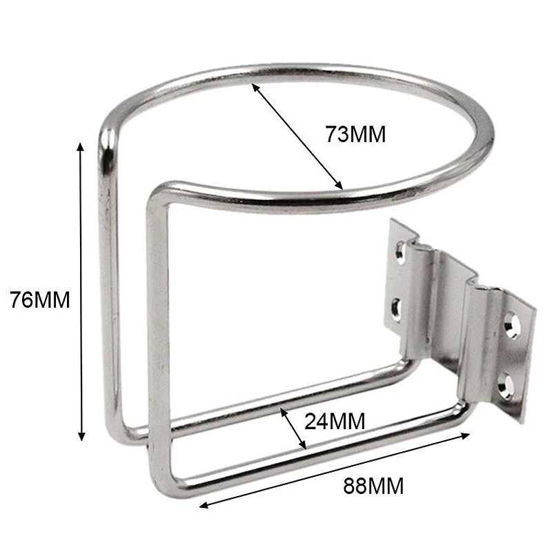 Новое автомобильное кольцо, подстаканник из нержавеющей стали для воды, напитков, бутылки, подставка, держатель для морской лодки, яхты, грузовика, Rv