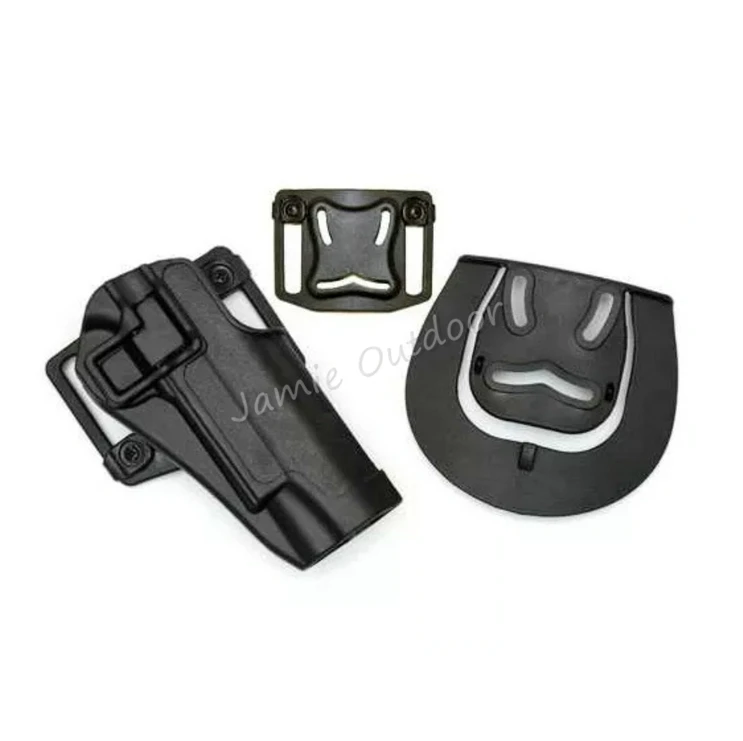 Airsoft CQC 1911 Belt Holster Tactical 1911 Hard Plastic Gun Holsters Black tan colorin