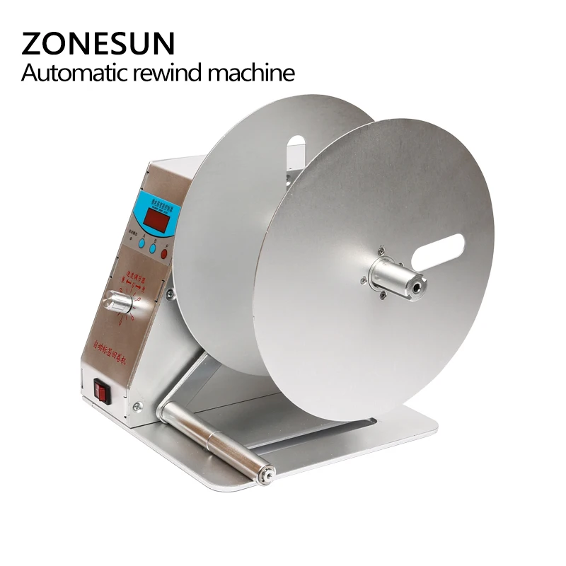  ZONESUN Label Rewinder For Clothing Wash Label Bar Code Label Price Tag Self-Adhesive Label Sticker