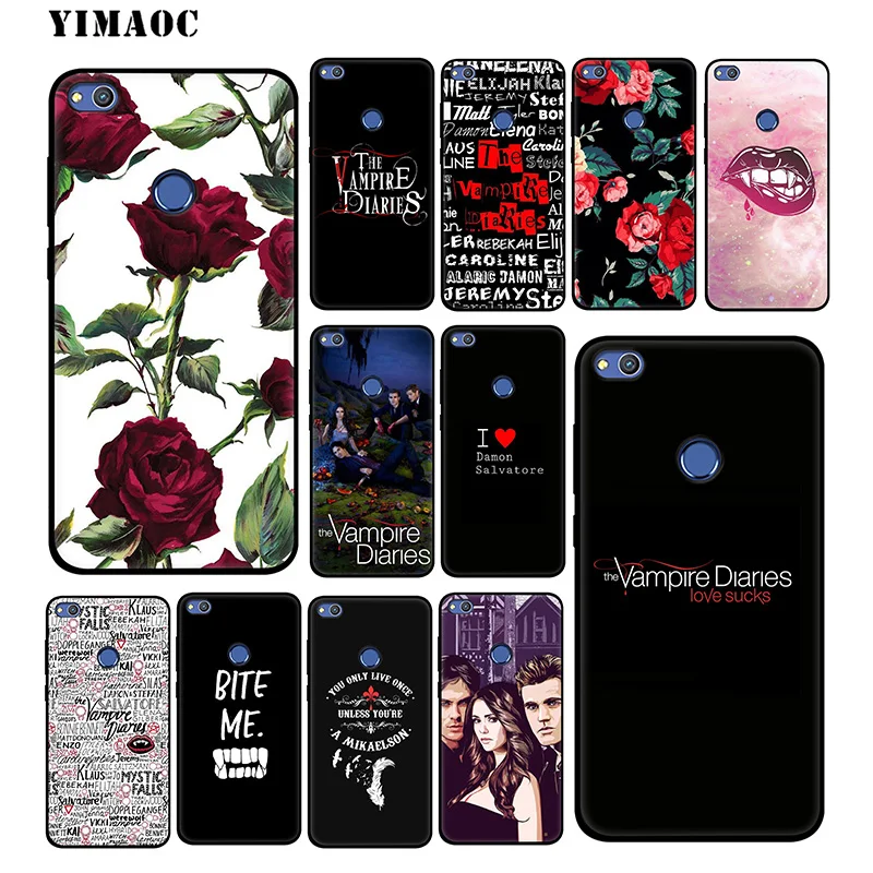 

YIMAOC The Vampire Diaries Soft Case for Huawei Mate 20 10 P30 P20 Pro P10 P9 P Smart Z 2019 & Nova 3 3i Lite for P30 Lite