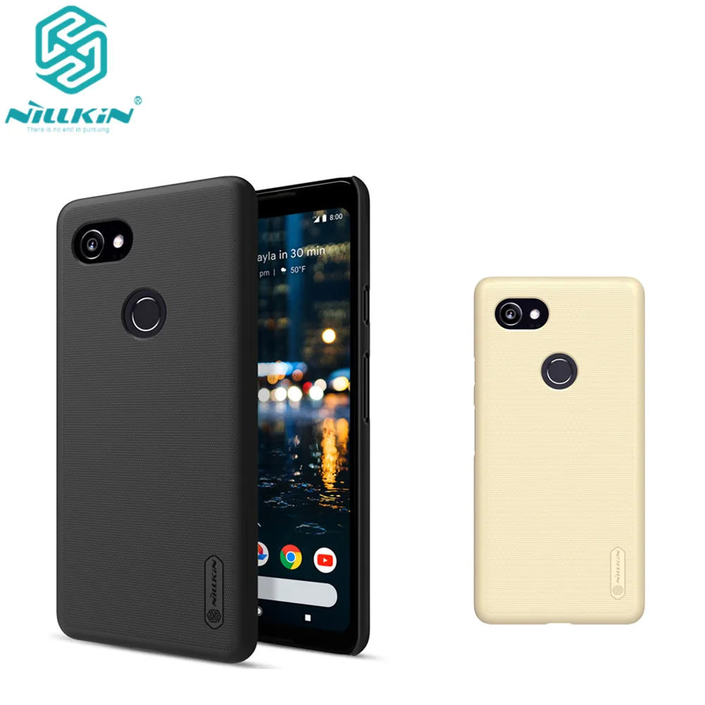 Матовый чехол Nillkin для Google Pixel 2 XL пластиковый жесткий чехол-накладка бесплатный