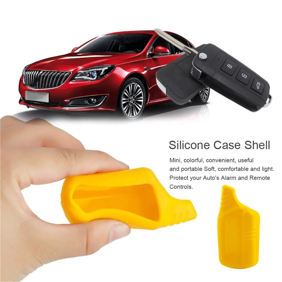 

2pcs B9 Mini Silicone Shell Cover for Remote Control Two-way Car Alarm System