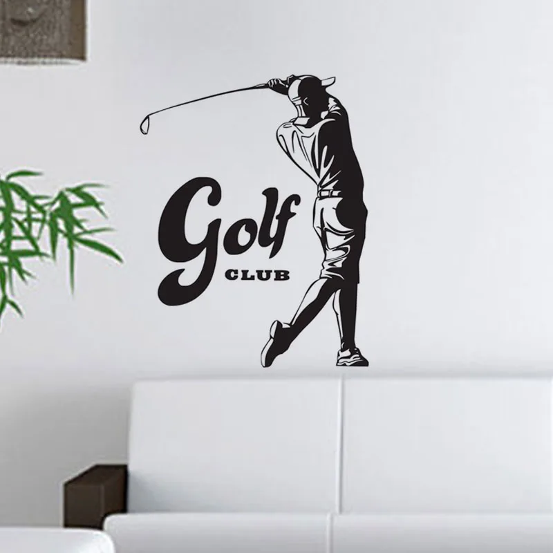 Golf Wall Stickers Decorative Vinyl Wall Decals Sports Game Wall Decor Interior Home Wall Murals Sticker Golf Wall Stickers Decorative Vinyl Wall Decals Sports Game Wall Decor Interior Home Wall Murals Sticker