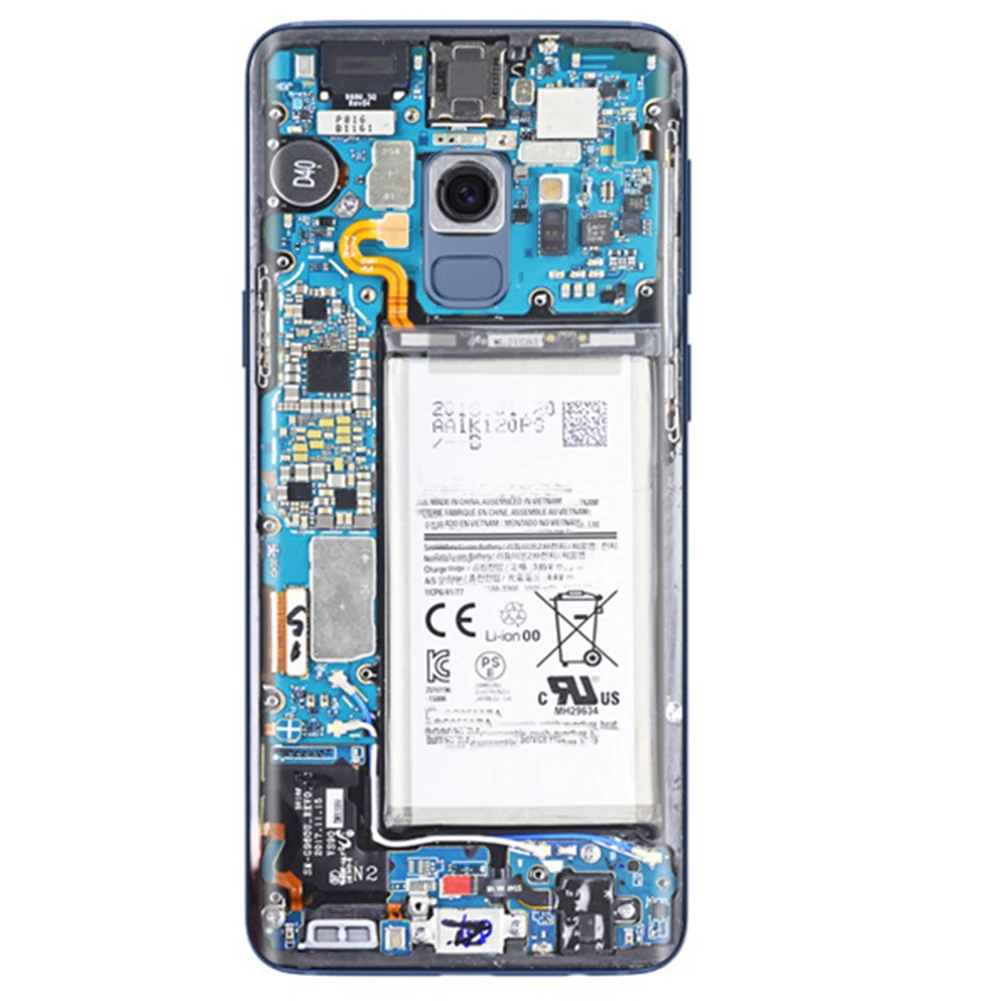 

PVC Easy Apply Useful Self Adhesive Waterproof Decorative Phone Back Sticker Simulation Repair Cool Fashion For Samsung S8 S9