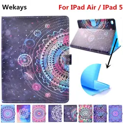 Wekays для Apple Ipad Air Ipad 5 9.7 дюймов Стенд Смарт Кожаный флип Fundas чехол для Coque IPAD AIR IPAD 5 ipad5 Планшеты чехол