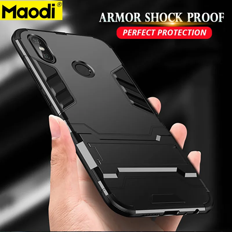 

Full Shockproof Armor Cover Case For Xiaomi Redmi Note 6 Pro 4 4X 5 Plus 5A Prime 6A S2 3D Shield PC+Silicone Phone Case Cover