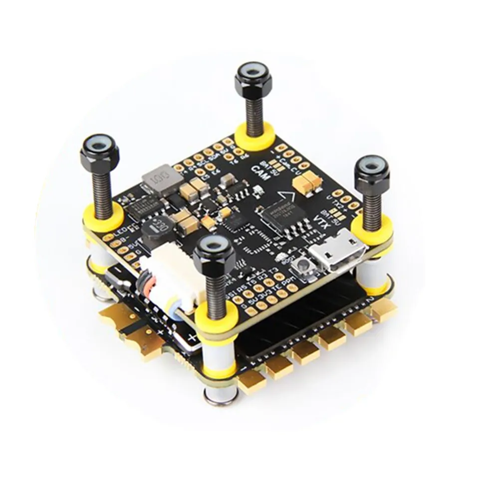 

T-motor F4 OSD Flight Controller & F55A PRO II BL_32 DShot1200 4in1 ESC Stack for RC Drone FPV Racing