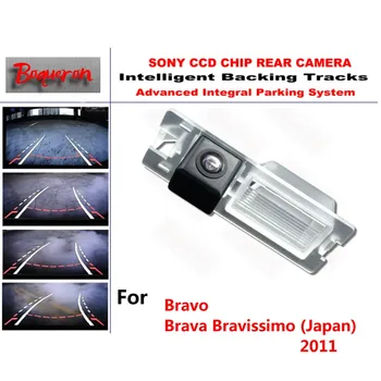 

for Fiat Bravo Brava Bravissimo (Japan) 2011 CCD Car Backup Parking Camera Intelligent Tracks Dynamic Guidance Rear View Camera