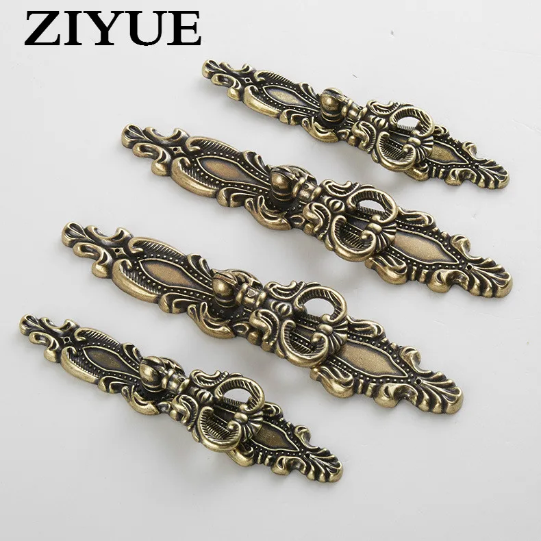 

2PCS/LOT Free Shipping Antique Bronze Wardrobe Cabinet Handles Closet Cupboard Dresser Drawer Pulls Handles Bars Knob