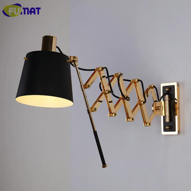 FUMAT Flexible Wandleuchten Amerikanischen Schwarz Wand Leuchte ... FUMAT Flexible Wandleuchten Amerikanischen Schwarz Wand Leuchte ...