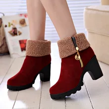 Autumn Winter New Women Boots Fashion sexy high heels woman ankle boots Ladies Thick Heel Platform Shoes Female Casual Shoes Autumn Winter New Women Boots Fashion sexy high heels woman ankle boots Ladies Thick Heel Platform Shoes Female Casual Shoes