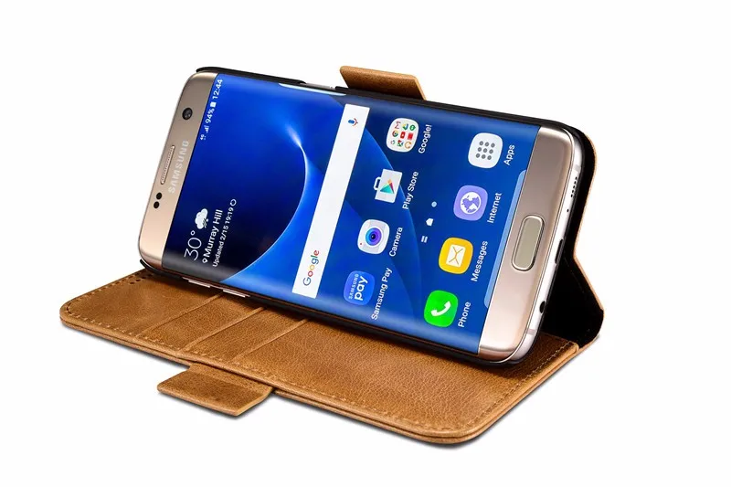 2016 Icarer brand wallet Cover For SAMSUNG Galaxy S7 Edge Detachable 2 in 1 Flip Card Slots Wallet Case + Back Cover Book Style (17)