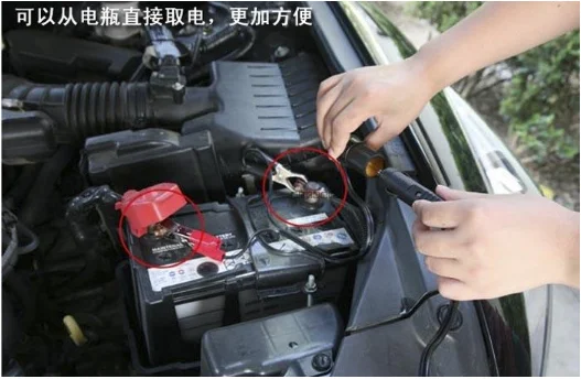 Автомобильный зажим для клеммы аккумулятора прикуривателя адаптер питания 12 В Кемпинг Рождество автомобильное зарядное устройство адаптер