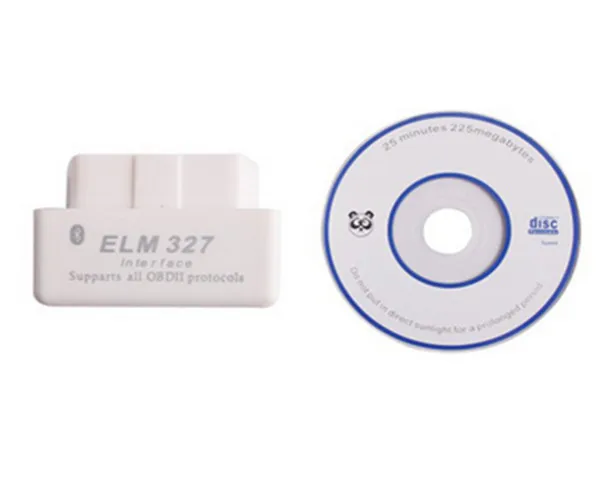Белый Супер Мини Elm327 Bluetooth V2.1 OBD2 ELM 327 умный Автомобильный диагностический