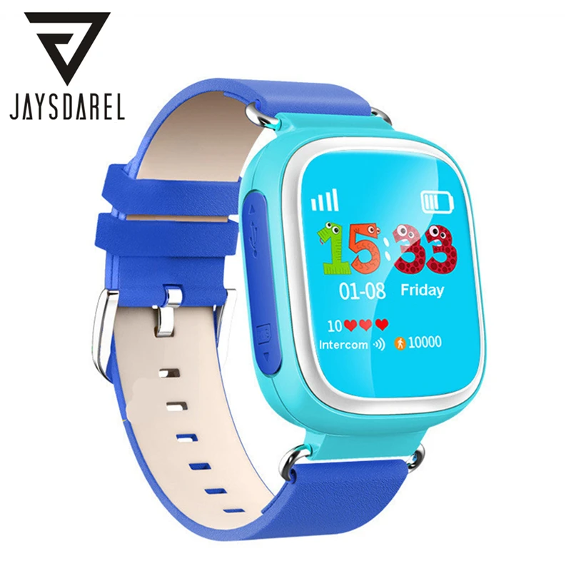 

JAYSDAREL Q80 Baby Kids GPS Tracker SOS Call Safe Keeper Smart Watch Child Anti-lost Remote Monitor Wristwatch For iOS Android
