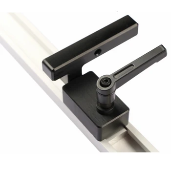 

Chute Modification Limit Woodworking Slide Bar Chute Limit Flipping Tool T slot Miter Track Stopper Aluminum Limit Flip Manual