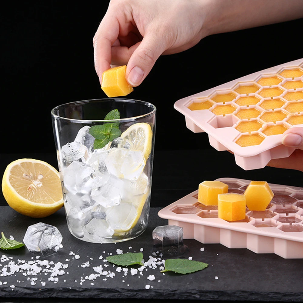 37 ячеистой формы мини Кубик Льда шестиугольник льда креативные DIY лоток для кубик