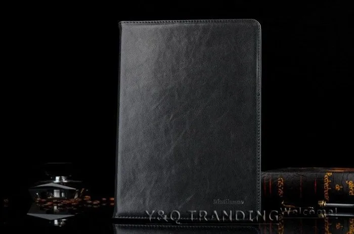 Luxury Genuine Case for iPad Leather Case Retro Business Cover Wallet Smart Cover for iPad (7)