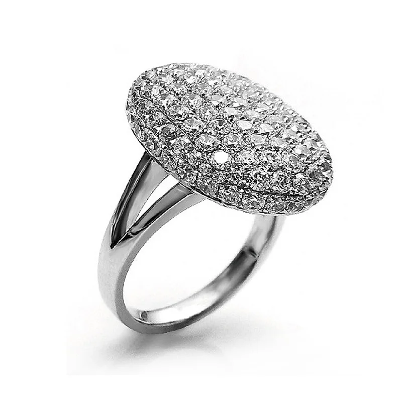 Silver Ring Wedding Ring Finger Ring GETNOIVAS Silver Color Twilight Breaking Dawn Bella Engagement Wedding Ring Gorgeous Rhinestone Inlay Women Jewelry SL