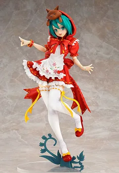 

New 23cm PVC Hatsune Miku Little red riding hood doll sexy girl Action Figure Collectible model Toy