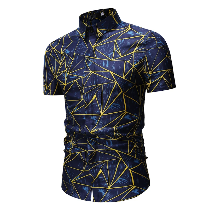 

Mens Summer Beach Hawaiian Shirt 2018 New Brand Short Sleeve Plus Size Floral Shirts Men Casual Holiday Vacation Clothing
