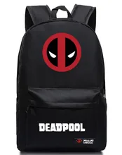 2017 Marvel Sac À Dos pour les adolescents Deadpool Impression sacs D’école De Couleur de Sucrerie Unisexe Mochila Sacs D’école Pour Filles Garçons Enfants