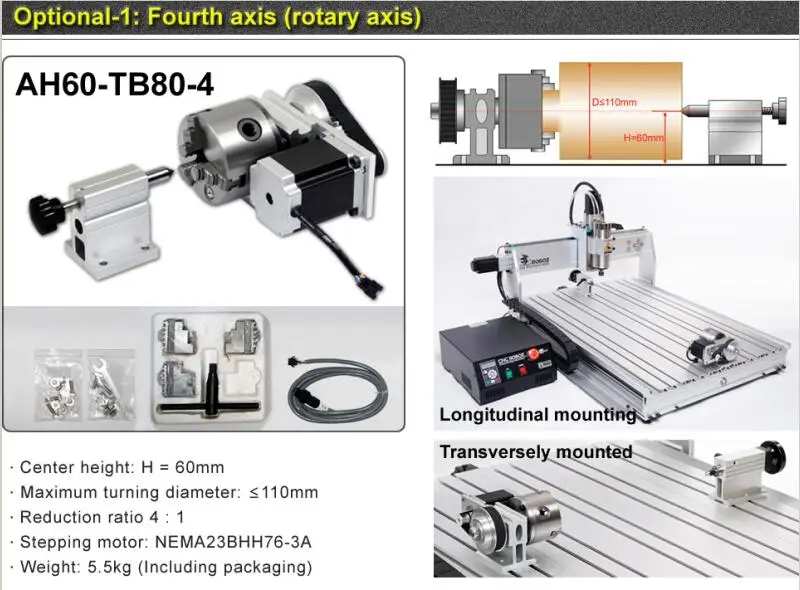 8060Z-USB2.2KW ЧПУ маршрутизатор 2200 Вт 3 4 оси ПВХ ABS PCB деревянная гравировальная машина для алюминия с handweel