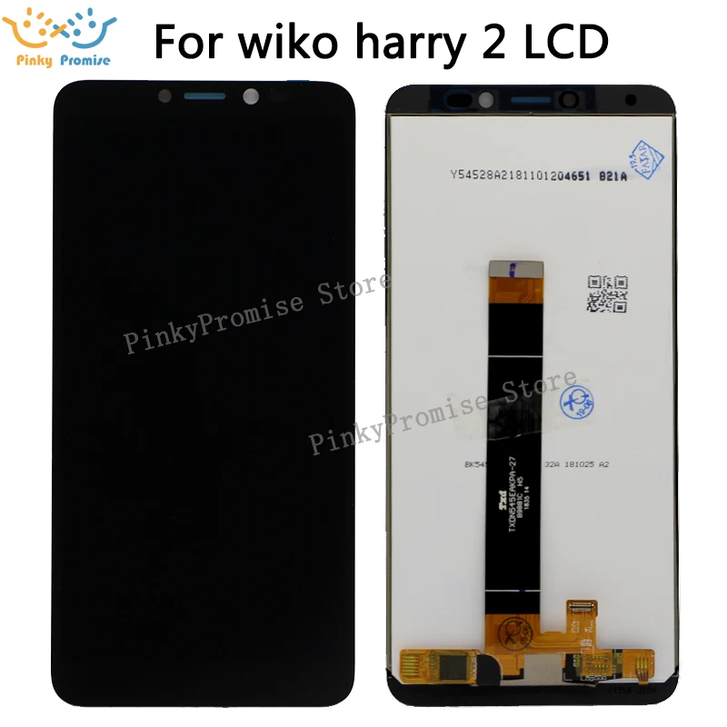 

For wiko harry 2 LCD Display and Touch Screen Digitizer Assembly Replacement +Tools + Adhesive For wiko harry 2 Lcd