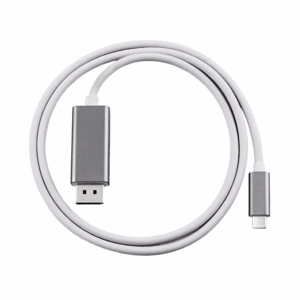 

4K Ultra HD USB-C Type C USB 3.1 Display Port 4k*2k 30HZ DP Cable HDTV Dongle Adapter Cable Converter for MacBook