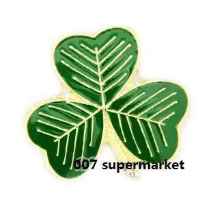 

St Patrick's day IRISH IRELAND Shamrock Clover St Patricks Metal Lapel Pin Brooch Hat Badge