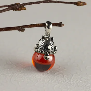 

The character of the new listing all-match Silver Ladies sweet new Garnet Pendant S925