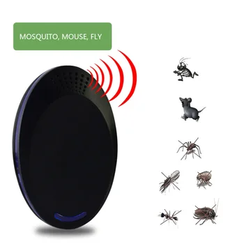 

Ultrasonic Pest Repeller Non-Toxic Plug in Electronic Pest Control Repellent Get Rid of Mosquitoes Spiders Insects Bed Bugs