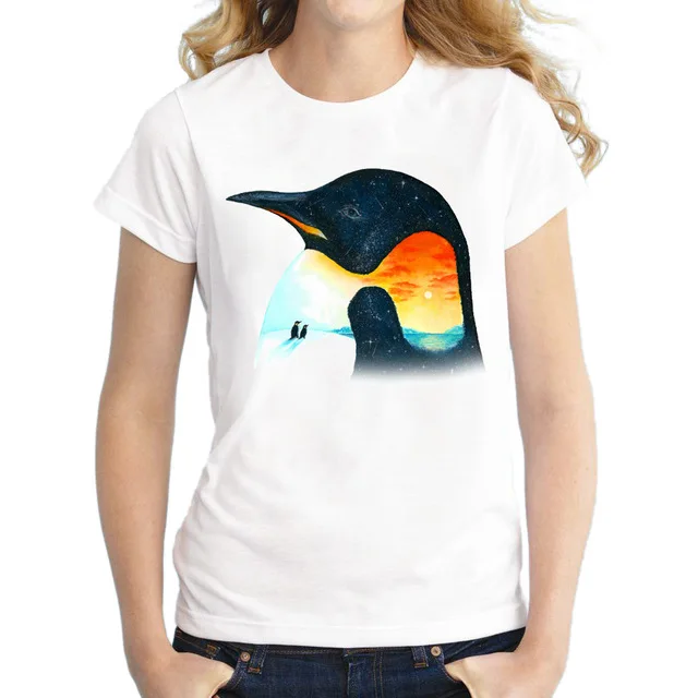 2017-Newest-Women-Fashion-Penguin-T-Shirt-Short-Sleeve-O-Neck-T-shirt-Penguin-Sunset-Printed.jpg_640x640