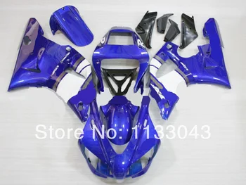 

7Gifts+ Nice paint White blue fairing parts for YAMAHA YZF R1 98 99 YZF-R1 98-99 YZF1000 R1 98 99 YZF R1 1998 1999 ABS bodywork