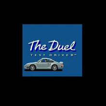 Тест-драйв II-Duel 16 бит большая серая игровая карта для игровой консоли NTSC США