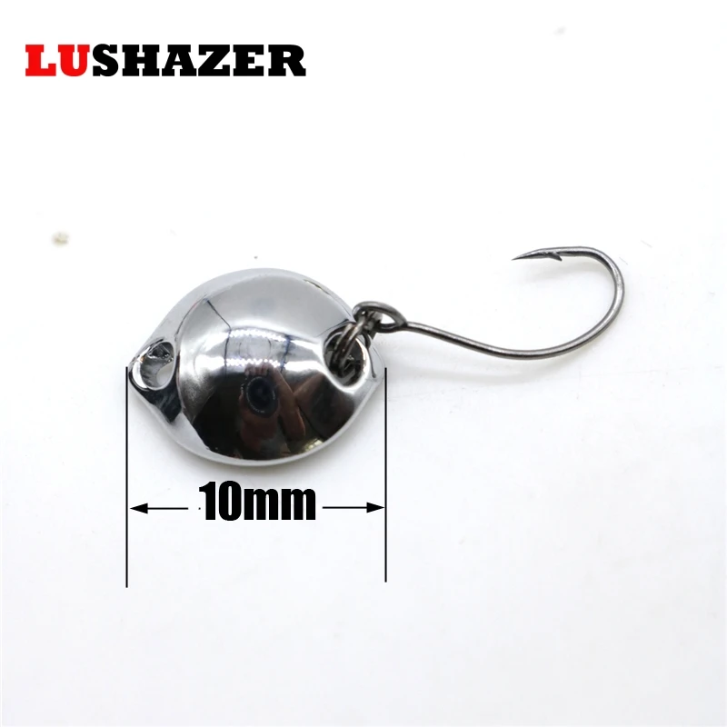 LUSHAZER приманка в виде ложки для рыбной ловли 1 7 г 10 мм|spoon lure|japan lurefishing wobblers |