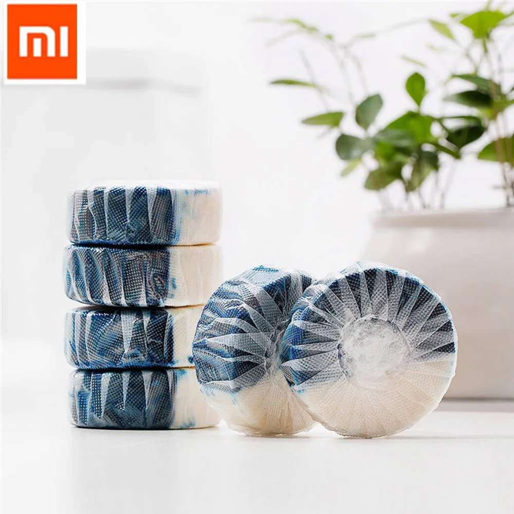 

12pcs Xiaomi Mijia Clean-fresh Double-effect Toilet Block Water-soluble Film Packaging Anionic Factor Deep Clean Smart Home