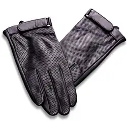 Для мужчин естественный кожа Шевро сенсорный Перчатки мужской натуральная кожа дышащая мотоциклетные водительские перчатки R1173