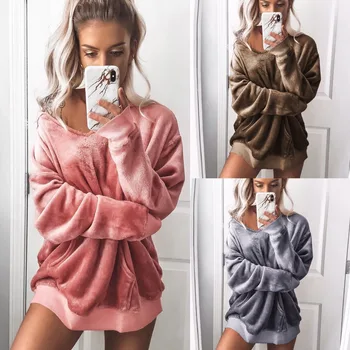

2018 Chic Style Women Hoodies Big Pocket High Street Oversized Female Hooded Sweatshirt Ins Plus Size Feminino gray