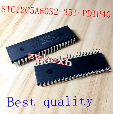 

2PCS/LOT New original STC12C5A60S2-35I-PDIP40 DIP40