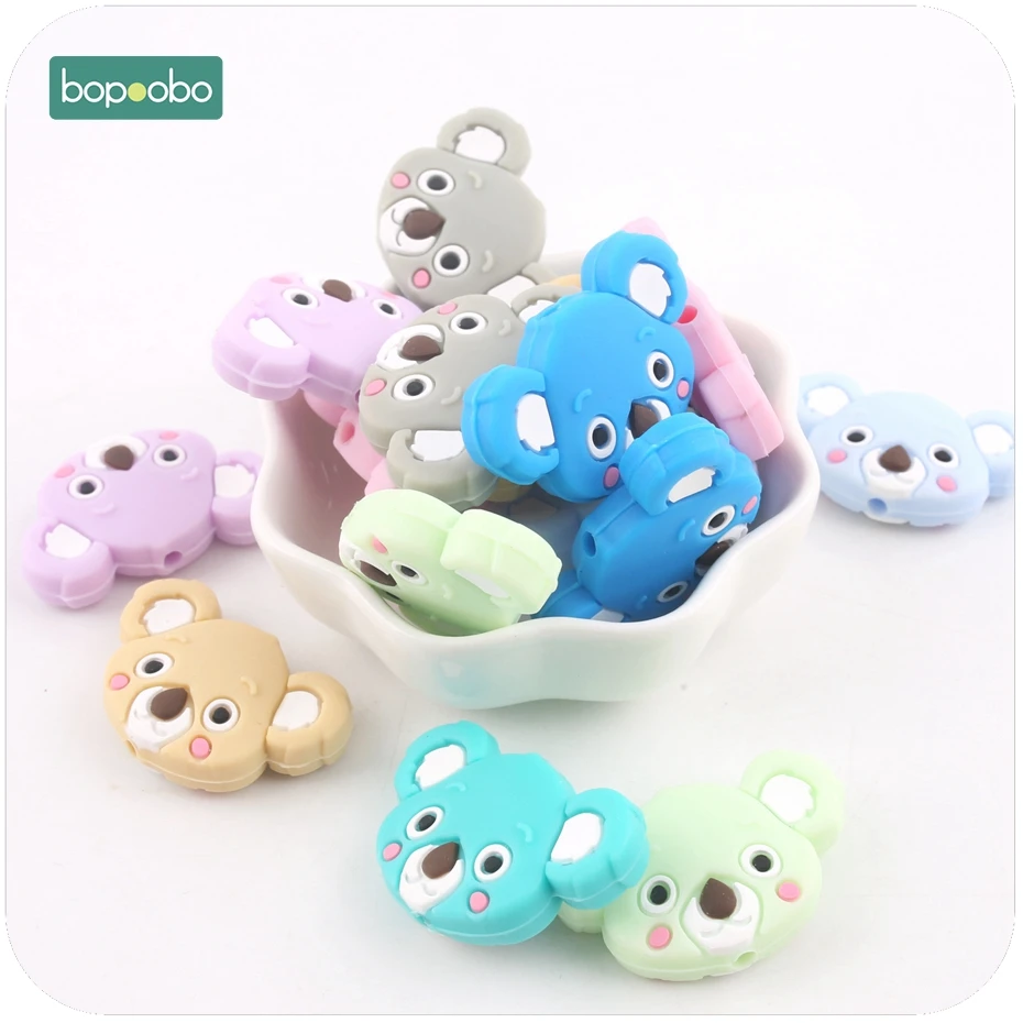 Moon Unicorn Silicone Teether Food-grade Silicone Teething Pendant LIN