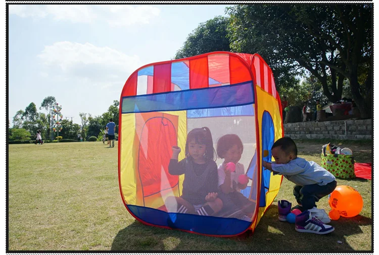 Детский игровой домик палатка принцесса игрушки для детского подарка складной полиэстер студенческий подарок Многоцветный 2-4 года