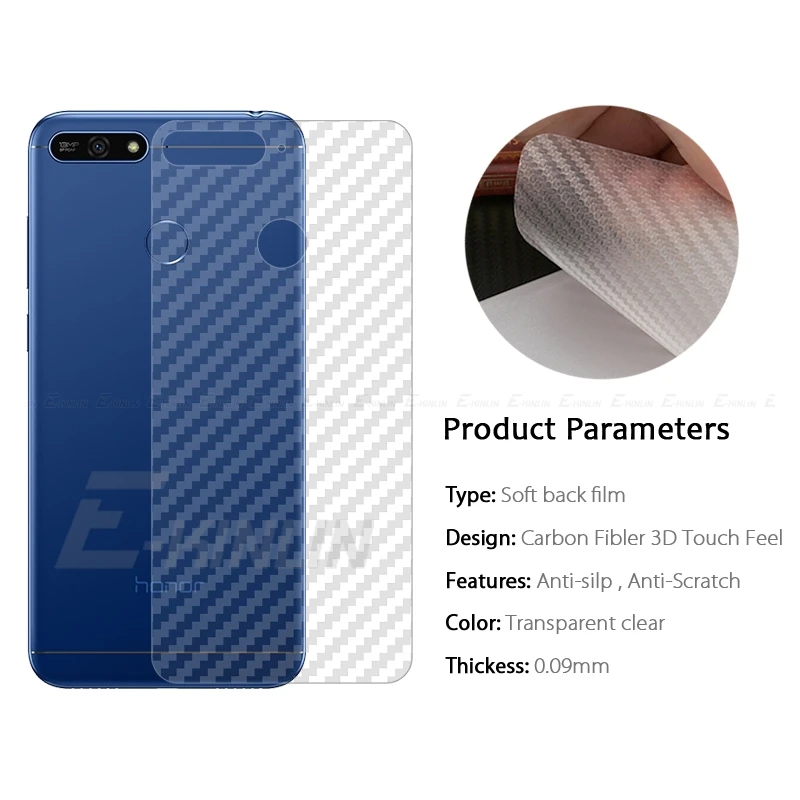 2 шт. мягкая задняя крышка протектор экрана для HuaWei Honor 9S 9A 9C 6X 6C 7C 8A 8S Prime 8C 7A Pro 3D