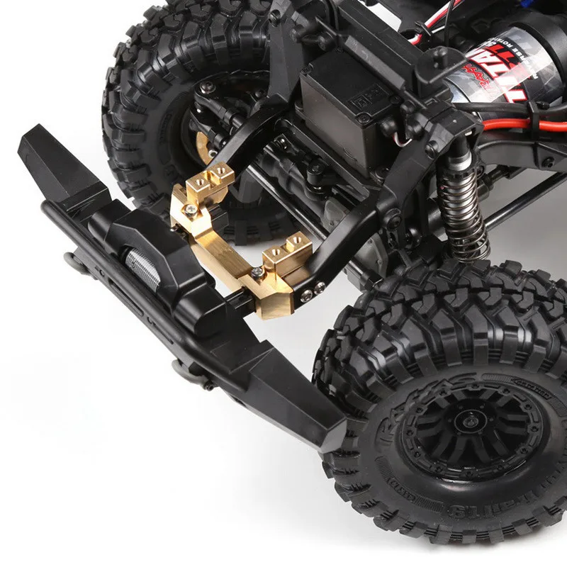 1/10 RC передний бампер крепление Золотой сервопривод крепление для Traxxas TRX-4