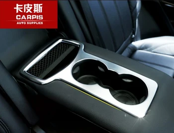 Chrome Car Rear Row Cup Holder Cover Frame Trim Auto Accessories For Land Rover Range Rover Sport 2014-2017 Car Styling Chrome Car Rear Row Cup Holder Cover Frame Trim Auto Accessories For Land Rover Range Rover Sport 2014-2017 Car Styling