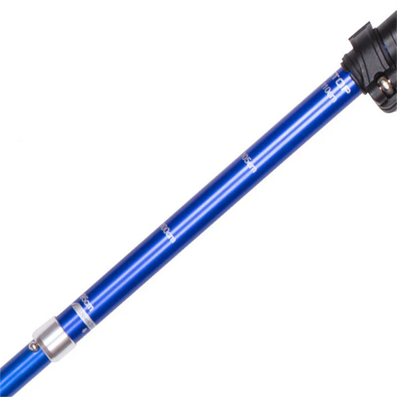 Ultralight 4-Section Telescopic Walking Sticks Hiking Stick Trekking Pole Anti Shock Alpenstock Portable Folding Cane # 2o12 (18)