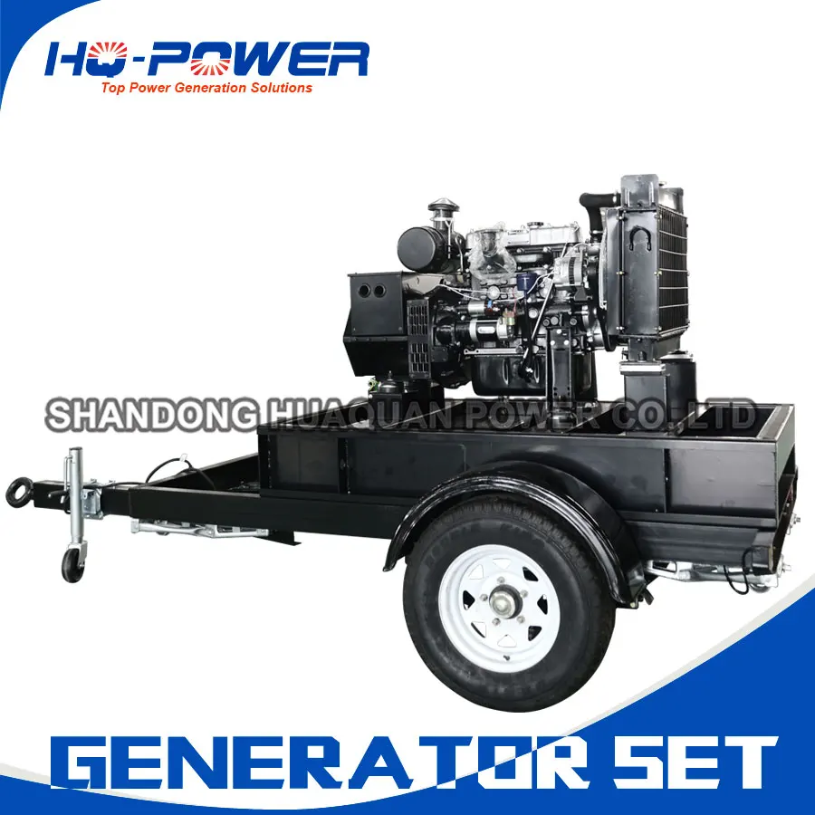 Продажа с фабрики прицеп 15 кВт дизельный генератор открытого типа|generator|generator 15kwset