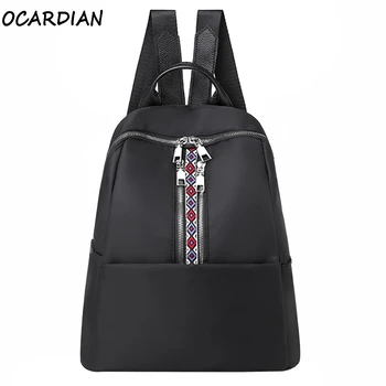 

OCARDIAN Backpacks Female Casual Leisure Waterproof Woman Travelling Simple Style Bag Student Bag Multifunction A27